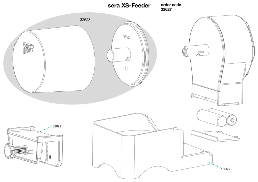Sera automatické krmítko Sera XS-Feeder