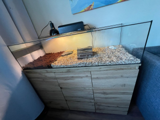 Terárium pre suchozemské korytnačky 120x60x45cm