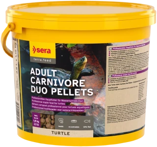 sera Turtle Adult Carnivore Duo Pellets 3.800 ml (1,12 kg)