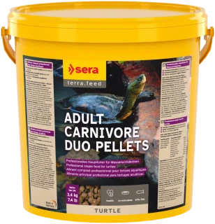 sera Turtle Adult Carnivore Duo Pellets 10L (3,3kg)