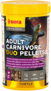 sera Turtle Adult Carnivore Duo Pellets 250 ml (72 g)